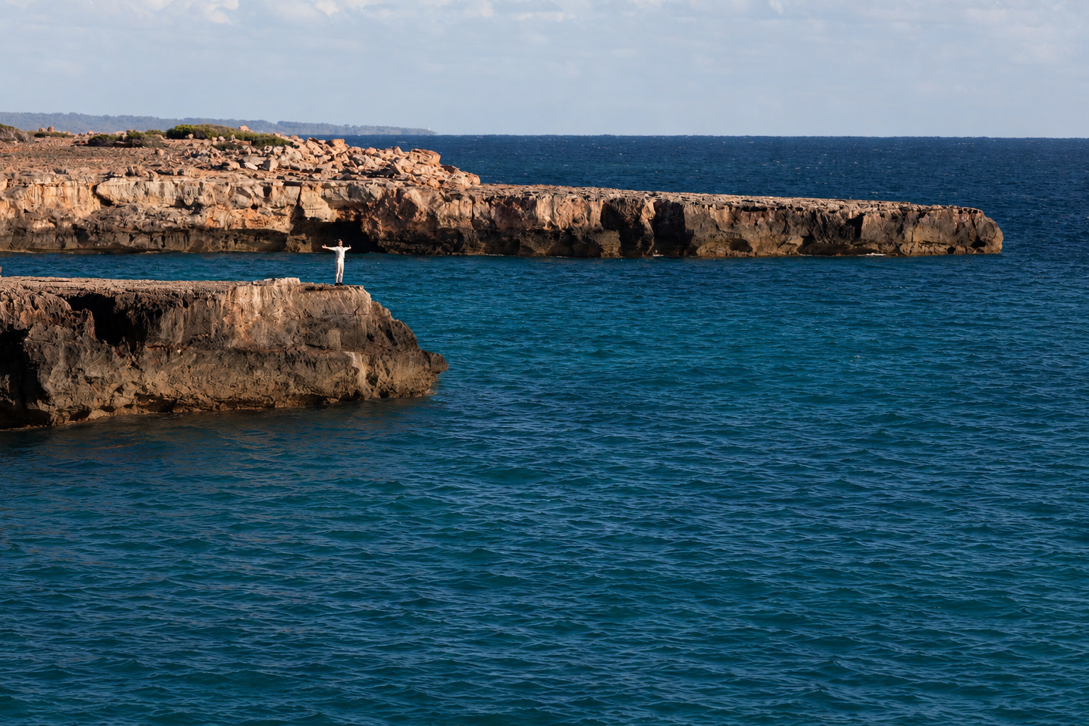 Cala Falcó in Mallorca shoreline 