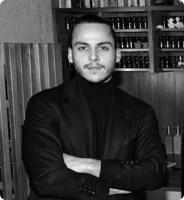 Victor Alarcón creative director and co-founder of Cala Falcó